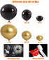 Oopat DIY Black and Gold Balloon Garland Arch Kit for 50th 60th Birthday Thanksgiving New Year Retirements Graduation Anniversary Party Backdrop Decoration