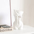 Feminine Body Vases, Feminine Curve Vases,Unique Undressing Look,Decorative Vases, Creative Floral Vases, Ceramic Vases for Modern Bohemian Home Decoration, (Birthday Gifts, (White)