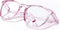 LeonDesigns Anti Fog Safety Glasses Blue Light UV Blocking Goggles for women men (Square R1)
