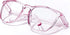LeonDesigns Anti Fog Safety Glasses Blue Light UV Blocking Goggles for women men (Square R1)