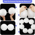 80 Pieces Needle Tail Balloons Latex Link Balloons Linking Needle Tail Balloons for Birthday Party Wedding Anniversary Graduation Arch Party Decorations (White,12 Inches)