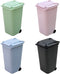 TOYMYTOY 4Pack Mini Wastebasket Set,Desk Trash Can with Lid Desktop Garbage Organizer Storage Bin Pen Pencil Cup Holder Office Supplies