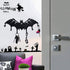 Bat Key Holder for Wall Halloween Theme Metal Key Rack with 6 Hooks Coat Hat Organizer Hanger for Entryway Hallway Kitchen Office Decorative Black 16.5 x 9.4 Inch