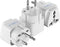 Ceptics Israel Power Adapter Travel Universal Plug,Works in Palestine,Jerusalem,Holy City-Perfect for Charging your Electronic Devices (Type H)- Safe Grounded Connection-3 Pack (GP-14-3PK),White