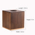 MaxGear Tissue Box Cover, Modern Paper Facial Tissue Box Holder Square Tissue Box Covers Wood, Decorative Tissue Box Walnut Tissue Box Holders for Bathroom, Bedroom,Dinner Table,Office 1 Pack