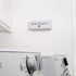 A.J.A. & MORE Pocket Treasures Bin Coin Holder for Laundry Room Organization Storage Space Saving - Sturdy Magnetic Quarter Holder Wall Mount (Light Grey)