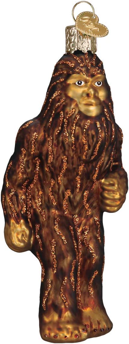Old World Christmas Sasquatch Glass Blown Ornaments for Christmas Tree