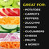 Nutrislicer 3-in1 Kitchen Spinning/Rotating Mandoline Countertop Vegetable Slicer Fruits Slicer Chopper Shredder Grater with 3 Stainless Steel Drum Blades For Vegetable, Fruits, Cheese As Seen On TV
