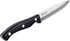 McCook MC55 Steak Knives - 8 Pieces Full Tang Serrated Stainless Steel Steak Knife Set, Black