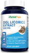 DGL Licorice Extract 500 mg 200 Veggie Capsules (Vegan,Non-GMO & Gluten-Free)