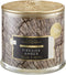 CLCo by Candle-lite Fireside Amber Scent, 14 oz. Single-Wick Aromatherapy Candle with 90 Hours of Burn Time, White