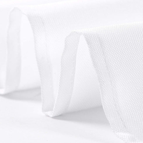 2pack 60x102 Inch White Rectangular Tablecloth in Polyester Fabric for Wedding/Banquet/Restaurant/Parties