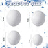 100 Pieces Latex Balloons Different Sizes 18/12/10/5 Inch Party Balloon Kit for Halloween Christmas Thanksgiving Baby Shower Wedding Birthday Bride Balloon Party Decoration (White)