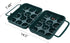 ZEAYEA 3 Pack Eggs Carrier with Handle, 36 Eggs Camping Egg Holder for Organize Eggs and Prevent Eggs from Cracking, Portable Egg Container for Travel, Outdoor Hiking, Picnic, Green