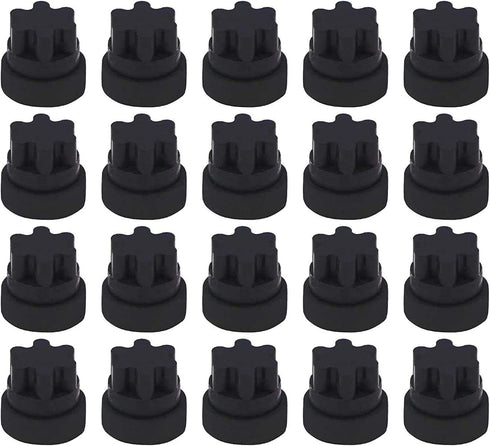 Ultra Durable 00618112 00637940 Rubber Grate Feet Replacement Part by BlueStars - Exact Fit For Thermador & Bosch Range/Gas Range/Gas Cooktop - Replaces 1999626 617174 618112 PS3478553 - PACK OF 20