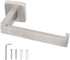 NearMoon Bathroom Square Toilet Paper Holder, Premium SUS304 Stainless Steel Rustproof Wall Mounted Toilet Roll Holder for Bathroom, Kitchen, Washroom (Brushed Nickel)