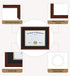 ELSKER&HOME 8.5x11 Certificate Frame - Classic Coffee Color Frame - Displays Diploma 8.5x11 Inch with Mat - 11x14 Inch Without Mat - For Document/Photo(One Pack - Matte Black with Gold Rim)