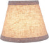 Aspen Creative 32063-2 Small Hardback Empire Shape Chandelier Set (2 Pack), Transitional Design in Beige, 5" Bottom Width (3" x 5" x 4") Clip ON LAMP Shade