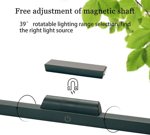 Funland Stick on Lights, Dimmable Wireless Magnetic Touch Lights Stick on Kitchen Closet Wall Bed Headboard, Rechargeable Under Cabinet Lighting Battery Operated (Green), (VN004)