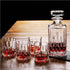 SJZQ Old Fashioned whiskey Glasses set ,with 4PCS 10OZ Crystal Whisky Rocks Glasses for Beer mug, Bourbon, Liquor Cocktail ,Drinks water tumbler Gifts