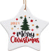 Heart's Sign Ceramic First Christmas in New Home Ornament 2021 | Xmas New Homeowner | New Home Gifts for Home | Our First Apartment Ornament 2021 | New House Gifts for Newlyweds Home
