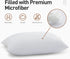 Acanva Bed Pillows 2 Pack Hotel Collection Luxury Soft Inserts for Sleeping-Breathable and Comfortable for Stomach Back Sleepers, Standard (20 in x 26 in (Pack of 2), White 2 Count
