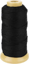 328 Feet Twisted Nylon Line Twine String Cord for Gardening Marking DIY Projects Crafting Masonry (Black, 1.5mm-328 feet)