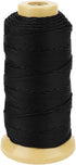 328 Feet Twisted Nylon Line Twine String Cord for Gardening Marking DIY Projects Crafting Masonry (Black, 1.5mm-328 feet)