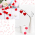 63 Pieces Wool Felt Balls and Felt Hearts Set Pom Poms Balls 15 Pcs Heart Shape Felt Wool Balls Valentine's Day Felt Balls DIY Decorative Felt Balls Crafts with Sewing kit for Garland Home Decor