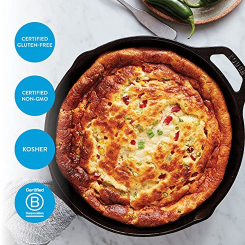 King Arthur Flour, Cornbread + Muffin Mix, Gluten Free, 14 Ounce