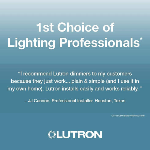 Lutron Skylark LED+ Dimmer Switch for Dimmable LED, Halogen and Incandescent Bulbs | Single-Pole or 3-Way | SCL-153P-WH | White