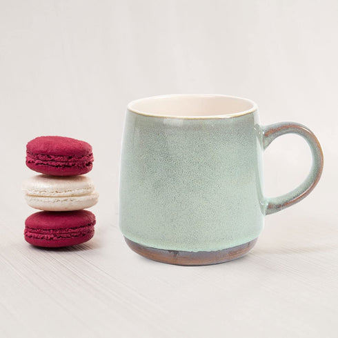 LMYFFF Large Ceramic Coffee Mug,21 Oz, Green Big Tea Cup for Office and Home, Dishwasher and Microwave Safe€¦