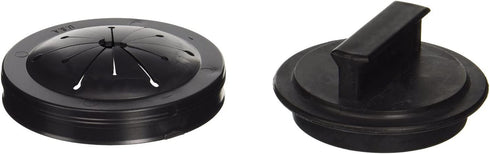 WASTE KING Moen 1025 AMC Kitchen Products EZ Mount Garbage Disposal Stopper and Splash Guard, Black
