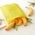 RSVP International Food Safe Nylon Banana Freshness Storage Bag, 11.5 x 13.75, Yellow