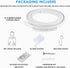Z-Color Flexible Bendable Ceiling Curtain Track, Curved Ceiling Track for Curtains, Room Divider Ceiling Track Rail System (2 Meters /6.6 FT)