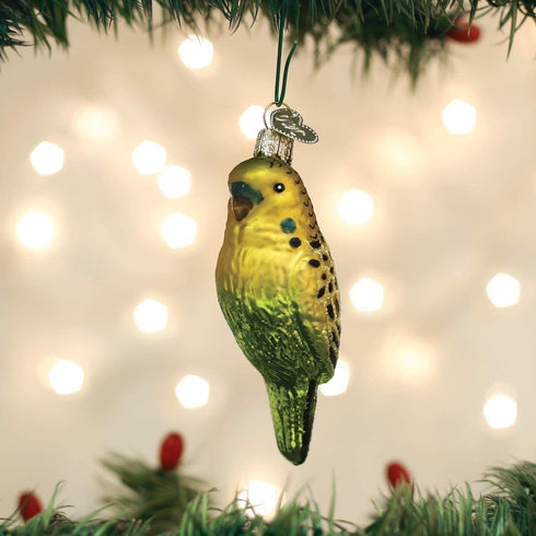 Old World Christmas Hanging Tree Ornament, Miniature Parakeet