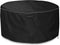 Round Patio Deck Box Cover to Protect Deck Boxes, Round Deck Box Storage(Black, 28 inch)