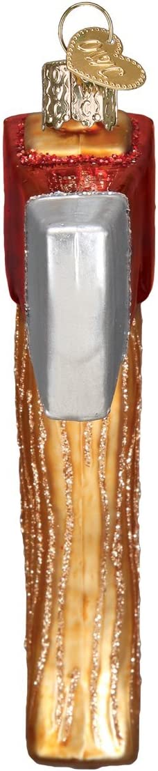 Old World Christmas Contractor Tools Glass Blown Ornaments for Christmas Tree Axe, 4.750, Model:32313