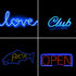 SHUXAG Neon Lights, 16.4ft/5m Led Rope Lights for Bedroom, 12V DC Flexible Led Strip Lights Waterproof Neon Flex, Silicone Blue Decor for Indoor Outdoor Home Patio Room Kithchen(NO Power Adapter)