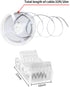 RGBZONE 32.8ft 5 Pin RGBW Extension Cable Wire Cord and 5Pack 5 Pin RGBW LED Light Strip Connectors Strip to Wire Quick Connection for 10mm Wide Waterproof or Non-Waterproof 5050 LED RGBW Strip Light