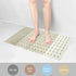 MBOSS Non Slip Bath Mat Bathtub Mats for Bathroom Shower Floor Mat Anti Slip Shower Mat with Drain Hole and Large Suction Cups, 27.5 X 15.7 Inch (Gradient Khaki)