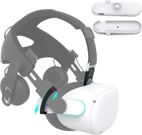 KIWI design Deluxe Audio Strap Adapter Kit Compatible with Quest 2 Accessories (Not 3D Printed, Not Include The Head Strap or Quest 2)