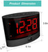 ANJANK Extra Loud Alarm Clock with Wireless Bed Shaker, Vibrating Dual Alarm Clock for Heavy Sleepers, Deaf and Hearing-impaired, Adjustable Volume/Dimmer/Wake up Mode, USB Charger Port, Pillow Shaker