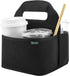 Beautyflier Reusable Insulated Coffee Cup Carrier, Portable Drink Holder with Handle Organizer Tote Bag for Hot & Cold Drinks