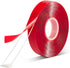 Double Sided Tape Heavy Duty - 1/2"10' Acrylic Strong Adhesive Removable Double Sided Mounting Tape Clear for Carpet Fix/Home Office Wall/DIY Crafts/Poster/LED Lights/Car Glass Decor