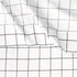 Amazon Basics Soft Microfiber Sheet Set with Elastic Pockets - Full, Black Grid