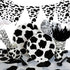 Cow Themed Birthday Party Supplies Decorations Tableware Set - Cow Print Cake Plates,Napkins,Tablecloth for kid Birthday and Baby Shower Decorations