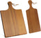 AIDEA Wood Cutting Board with Handle, Cheese Board Chartuterie Board?for Cutting and Serving 17"X11"bundle with 17"X6"(2 Pack)