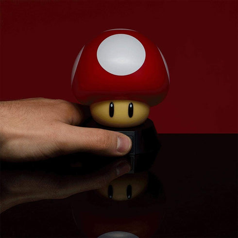 Super Mario Bros. Mushroom 3D Night Light - Decorative Lamp Collectible