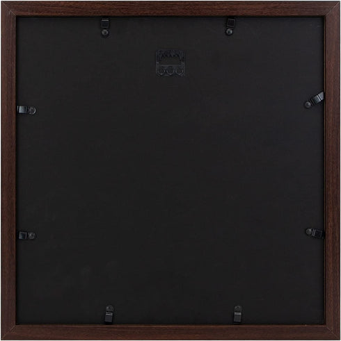 AUEAR, 12x12 Picture Frame, Display Pictures 8x8 with Mat or 12x12 Poster Frame Gallery Wall Photo Frame with Real Glass (Mahogany, 1-Pack)